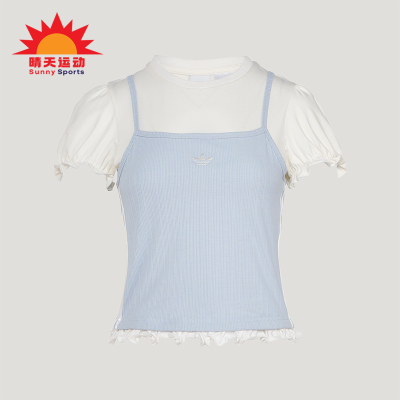 Adidas/阿迪达斯正品三叶草女士日常休闲经典运动短袖T恤KY3298