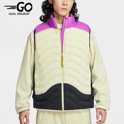 Nike/耐克正品2025秋季款男士休闲保暖立领拼接马甲HV0606-551