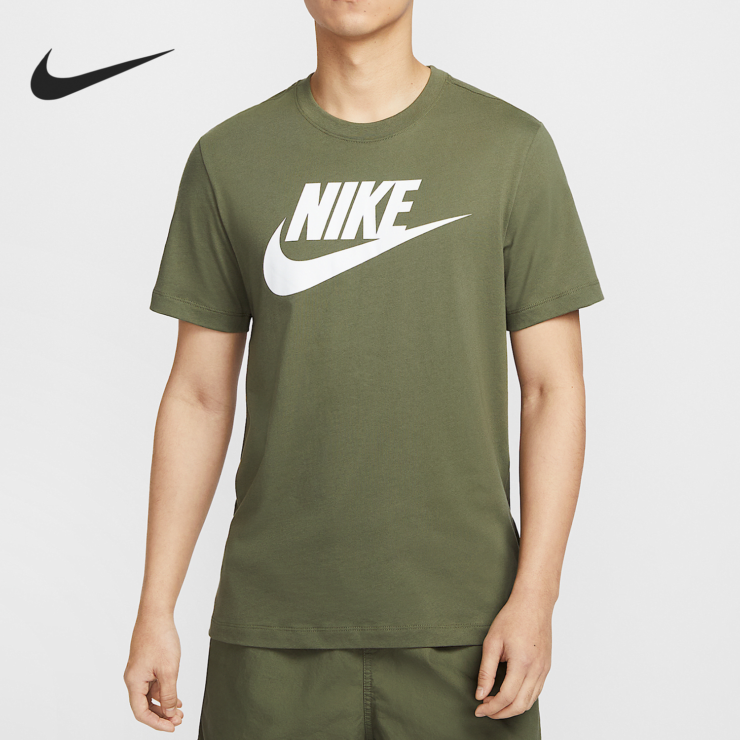 Nike/耐克官方正品夏季新款男士针织运动圆领短袖T恤AR5005-222