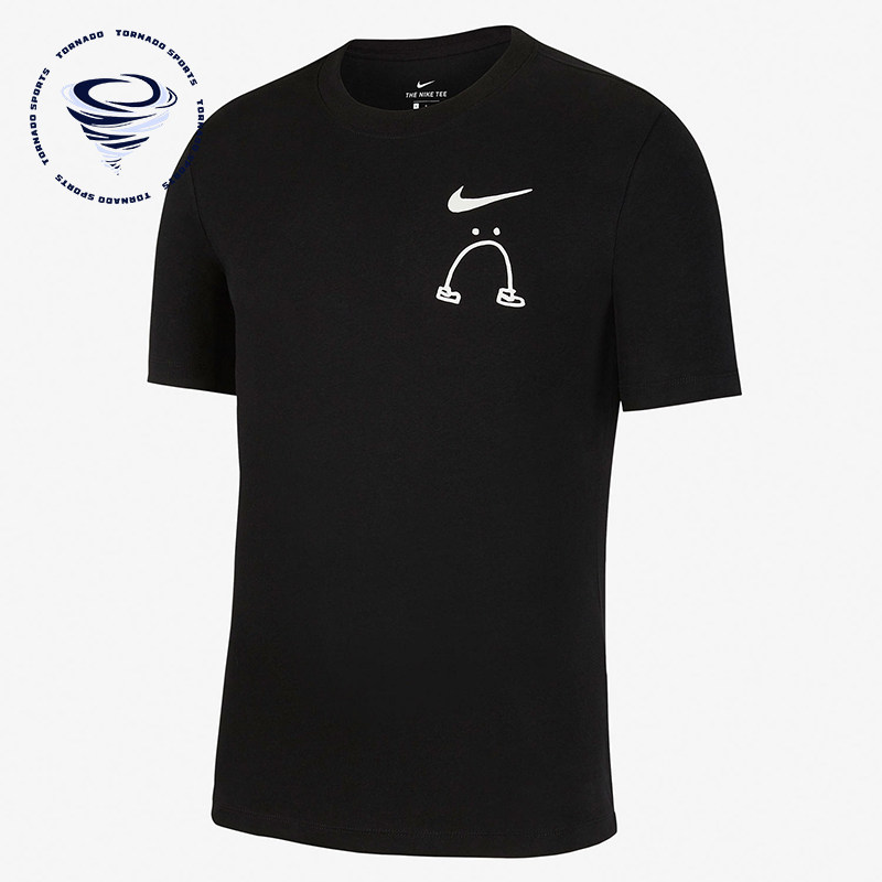 Nike/耐克正品TheTe新款男黑白色运动休闲短袖T恤CK9460-010