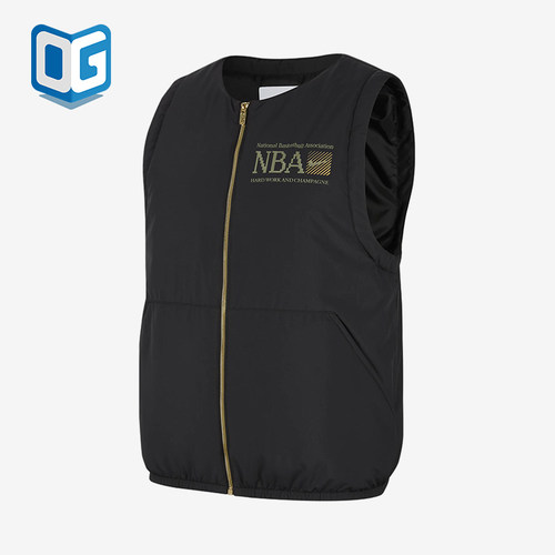 Nike/耐克正品男士运动字母印花图案休闲棉马甲FD8451-010