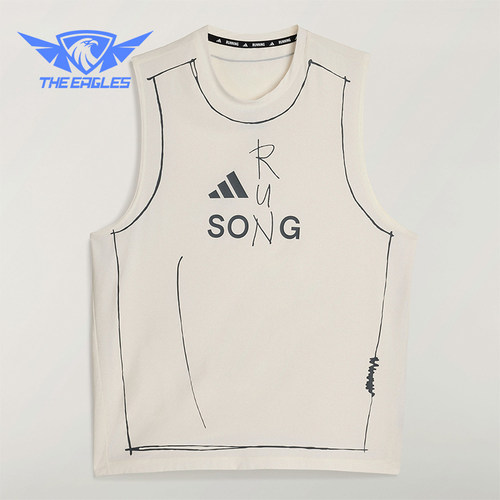 Adidas/阿迪达斯正品夏季男士运动跑步圆领经典舒适背心T恤KT0775