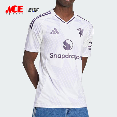 Adidas/阿迪达斯正品MUFC A JSY男士透气足球运动训练短袖JI7423