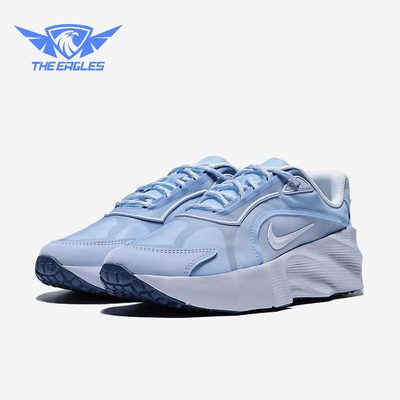 Nike/耐克正品AuraEDGE新款女浅蓝白色经典低帮跑步鞋HQ7025-400