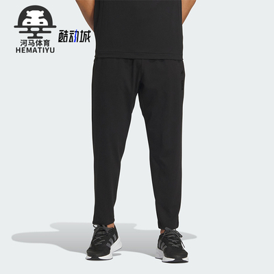 阿迪达斯男士运动休闲九分裤