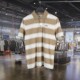 男子条纹时尚 新款 休闲翻领短袖 POLO衫 李宁正品 APLU083 2024夏季