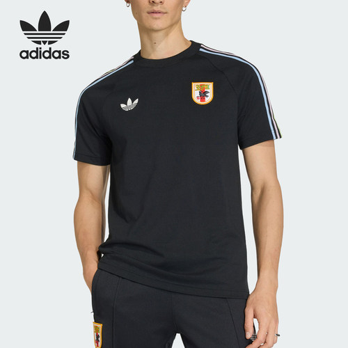 Adidas/阿迪达斯正品三叶草男士修身训练足球短袖T恤KA1521