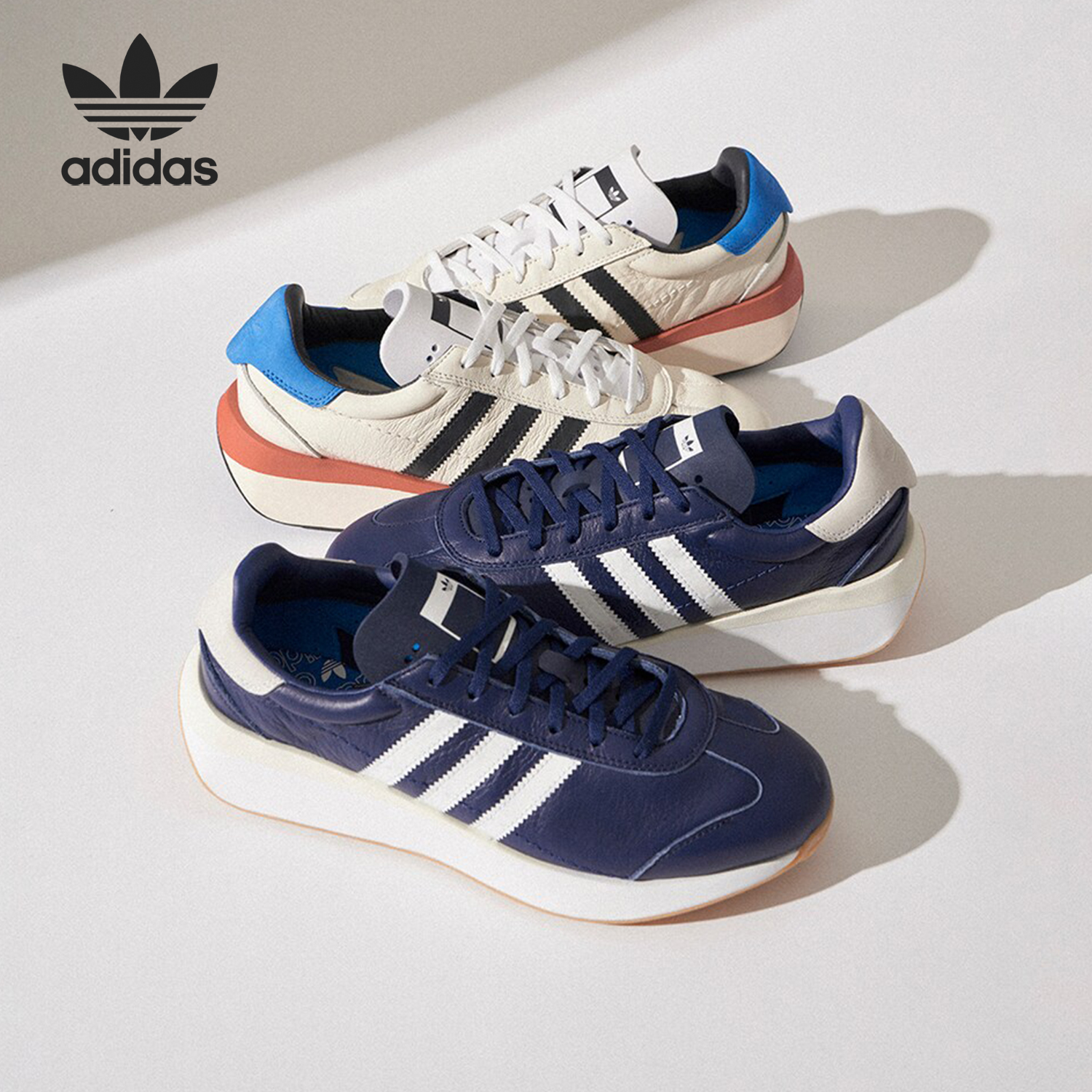 Adidas/阿迪达斯官方正品三叶草COUNTRY XLG男子经典休闲鞋ID4709