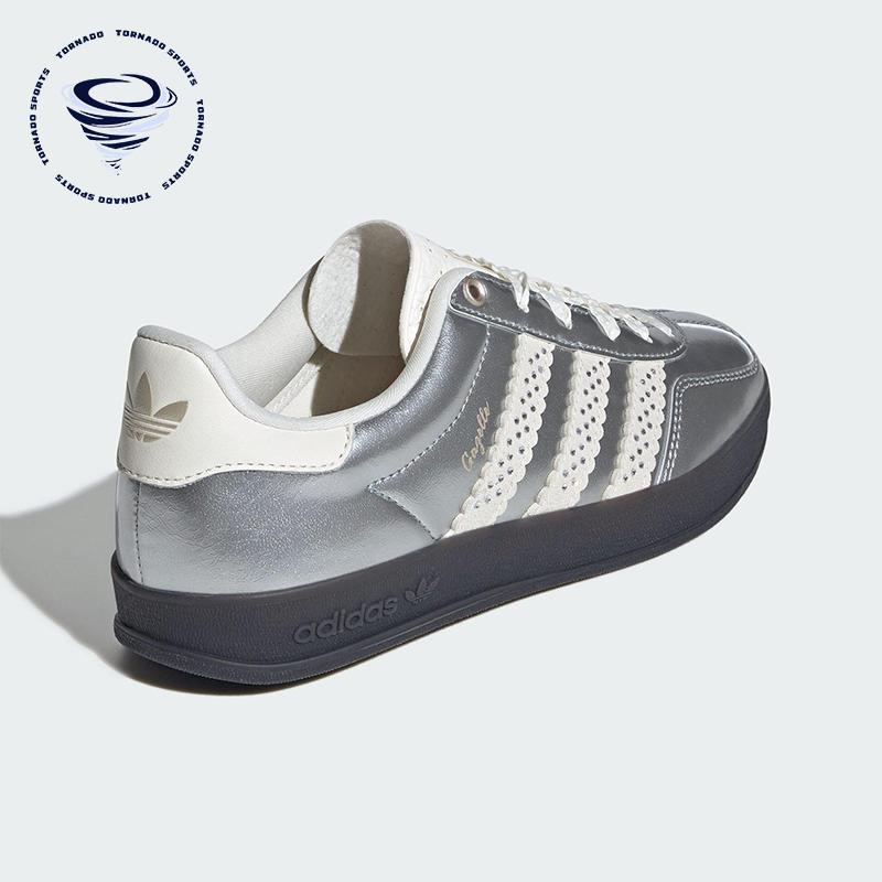 Adidas/阿迪达斯正品2025秋季款男女日常低帮系带耐磨板鞋KJ1456