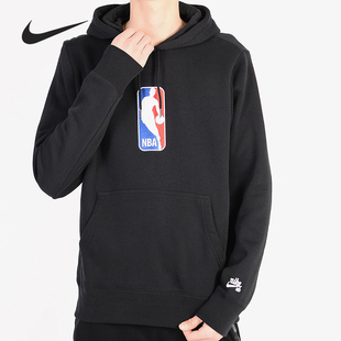 938413 NBA耐克男子联名秋冬起绒运动卫衣连帽衫 010 耐克正品 Nike