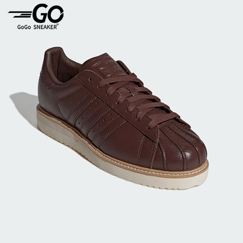 Adidas/阿迪达斯正品三叶草男女休闲经典皮面贝壳头板鞋IH4175