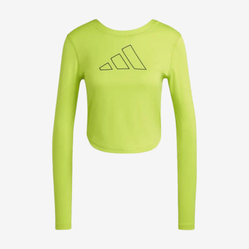 Adidas阿迪达斯正品女修身圆领套头轻便舒适运动长袖T恤IL6618