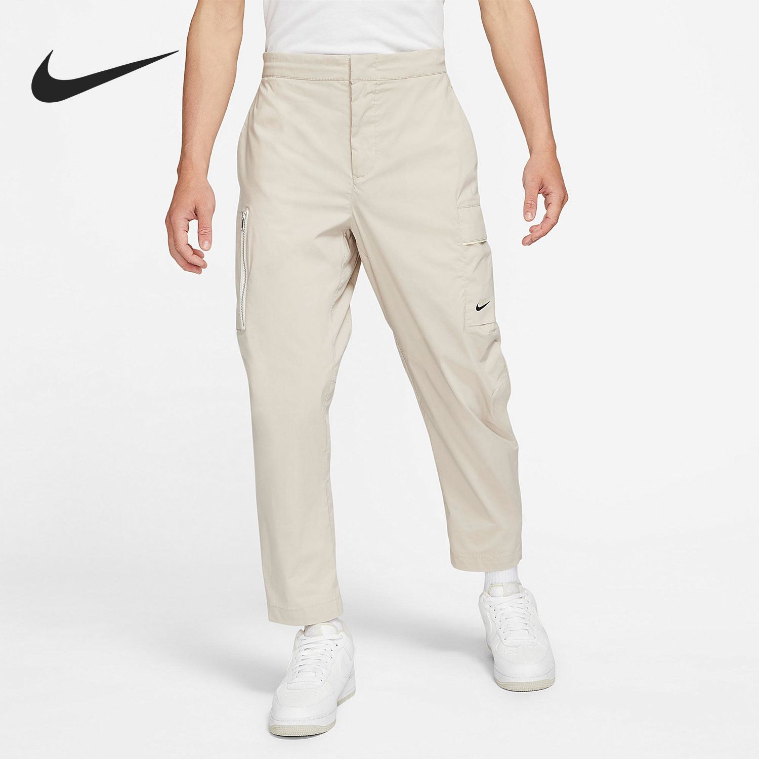 Nike/耐克官方正品男子舒适针织透气中腰休闲运动长裤 DD7035-236