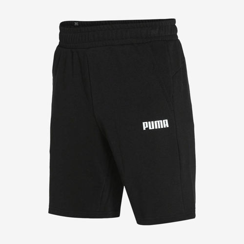 Puma彪马正品Essentials男直筒中腰松紧运动中长裤/短裤847240-01