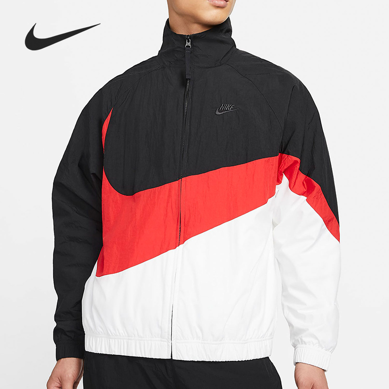 Nike/耐克官方正品男子大钩子拉链立领运动夹克外套 AR3133-011