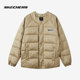 男子舒适短款 Skechers 新款 当季 休闲保暖羽绒服 斯凯奇正品