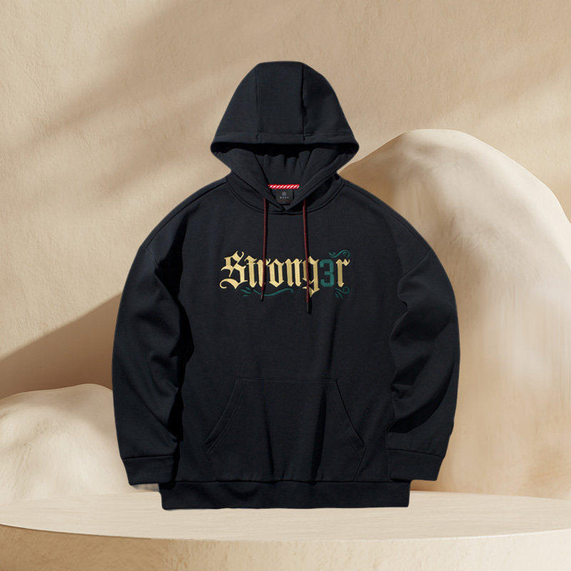 李宁男装冬季新款韦德套头长袖连帽宽松加厚针织外套AWDPB05