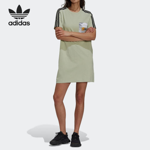 阿迪达斯三叶草女子运动连衣裙