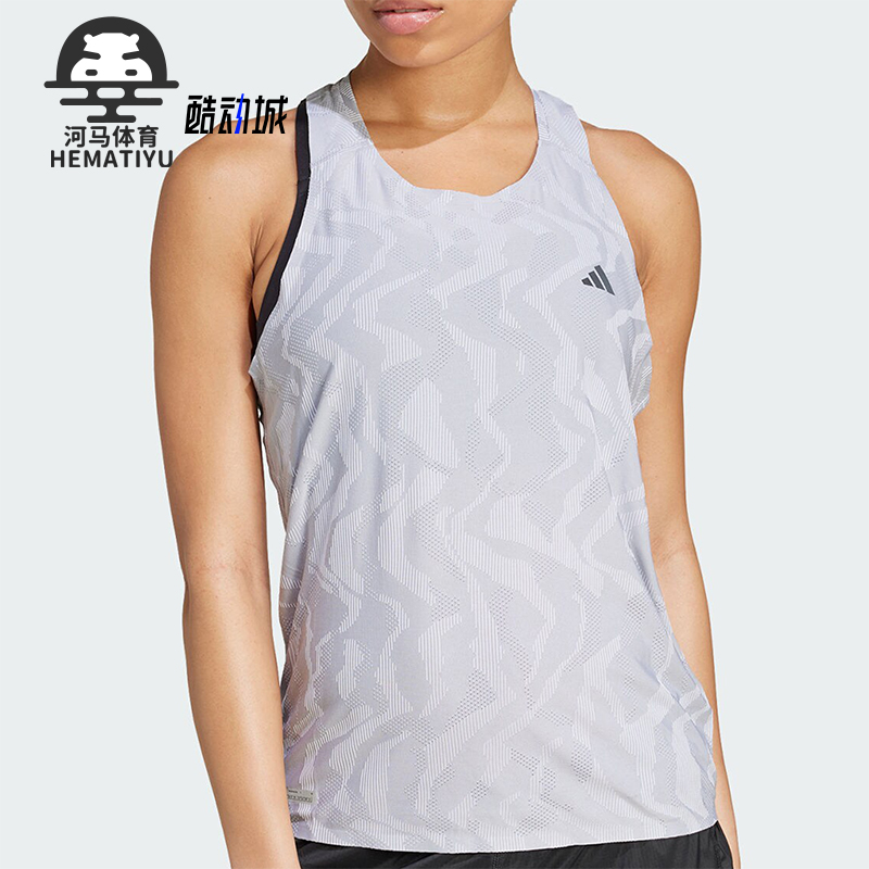 阿迪达斯女士吸湿排汗无袖T恤
