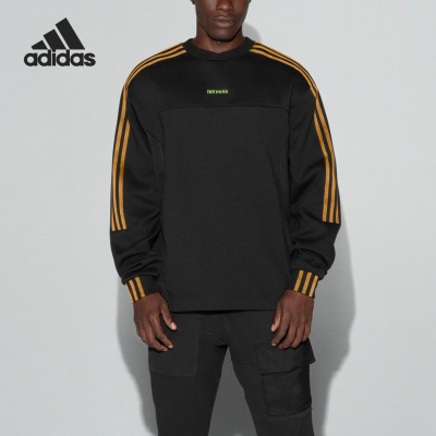 Adidas/阿迪达斯正品条纹卫衣新款男女经典透气套头卫衣GT6657