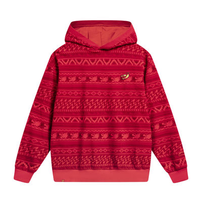 Lining/李宁正品日进斗金系列男女同款宽松长袖运动套头衫AAEU001