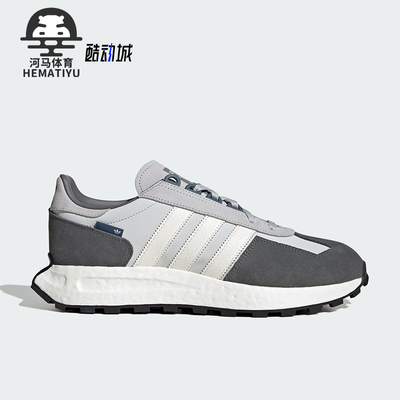 阿迪达斯男女耐磨休闲轻便运动鞋