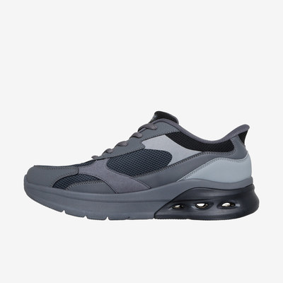 Skechers斯凯奇正品BOBS Arc Waves男款绑带休闲鞋118342-BKMT