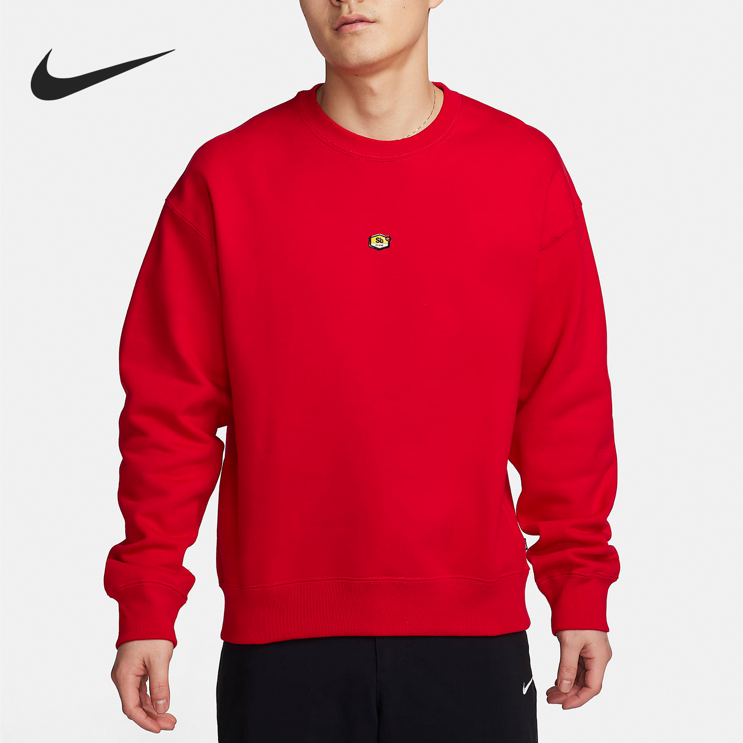 Nike/耐克官方正品新款男女圆领加绒保暖休闲运动卫衣FN2550-657