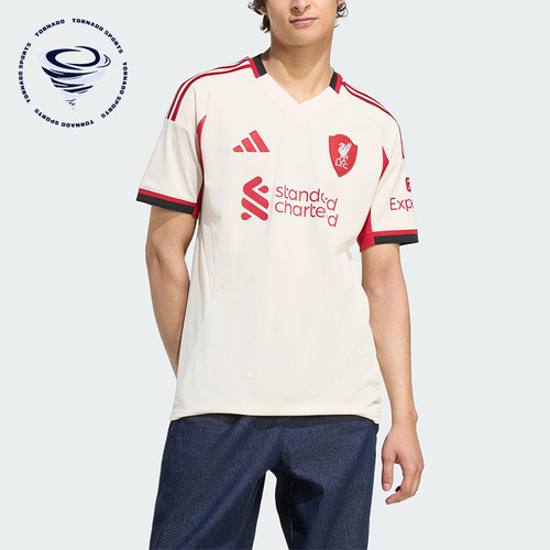 Adidas/阿迪达斯正品LIVERPOOL男士训练透气足球比赛短袖JV6487