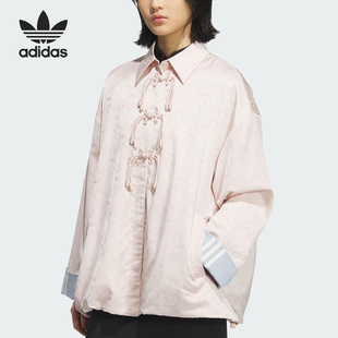 三叶草女士经典 2025 复古运动外套KB6408 阿迪达斯官方正品 Adidas