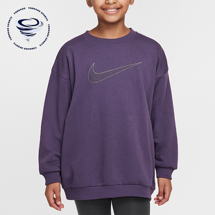 耐克正品 套头日常卫衣HM6527 2025冬季 大童圆领经典 573 款 Nike