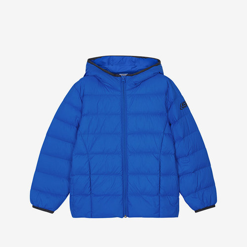 Skechers/斯凯奇正品2024新款儿童连帽保暖休闲轻薄羽绒服