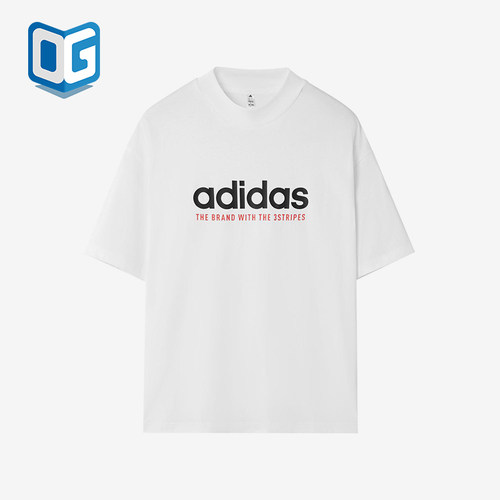 Adidas/阿迪达斯正品2025男士日常圆领套头透气耐穿短袖KG8941