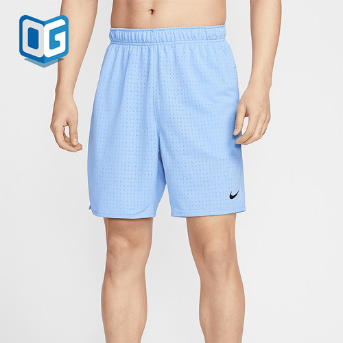 Nike/耐克正品Dri-FIT男士无衬里运动网眼经典跑步短裤HJ4059-422