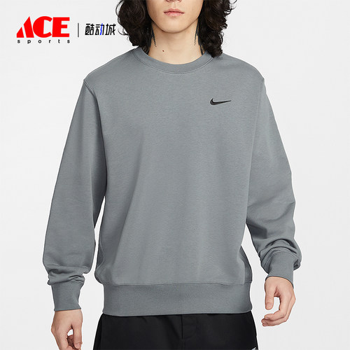 Nike/耐克正品Club男士休闲刺绣圆领套头耐穿运动卫衣IR0104-084