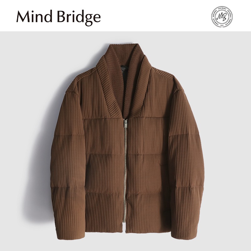 MindBridge防风保暖羽绒服白鸭绒