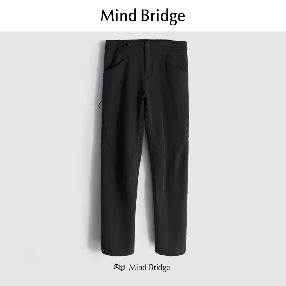 MindBridge长裤直筒休闲裤高弹力