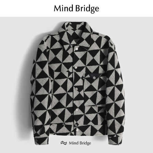 MindBridge翻领秋冬夹克防风保暖