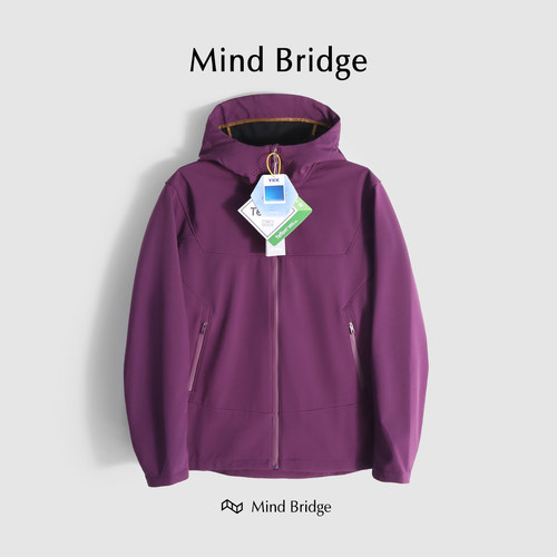 户外防风MindBridge加绒连帽春潮