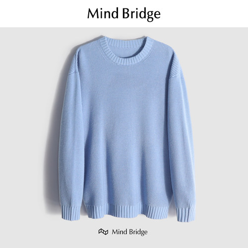 MindBridge绵羊毛毛衣针织衫保暖