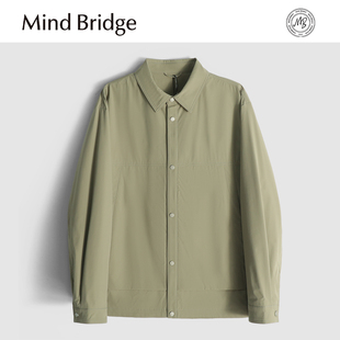 翻领商务休闲高弹力防风夹克抗皱透气 男士 MindBridge新款 2025秋季
