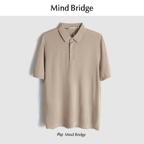 MindBridge夏短袖T恤休闲POLO衫