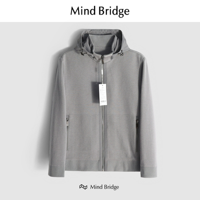 MindBridge连帽高弹透气夹克保暖