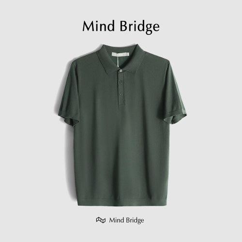 MindBridge短袖商务休闲POLO衫潮