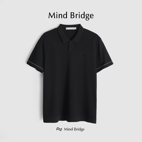MindBridge短袖商务休闲POLO衫