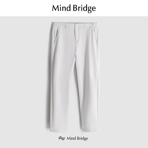 MindBridge长直筒高弹休闲裤防风