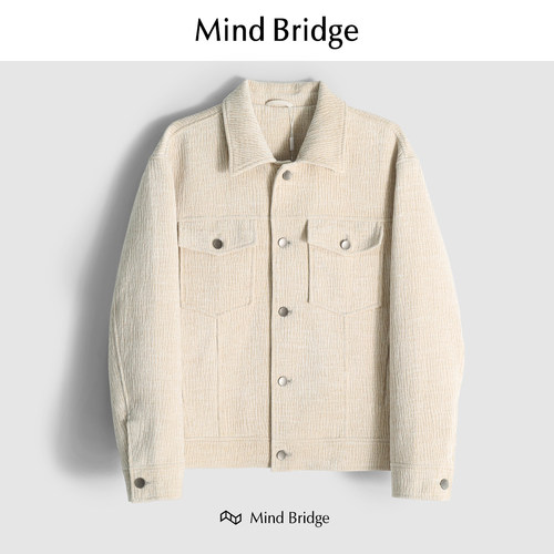 MindBridge翻领秋冬休闲保暖夹克