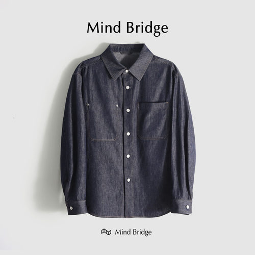 MindBridge牛仔衬衫休闲