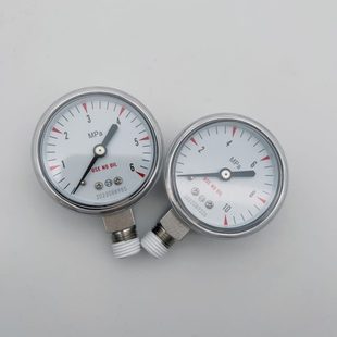 不锈钢316L压力表耐腐蚀氢气氨气氧气氮气