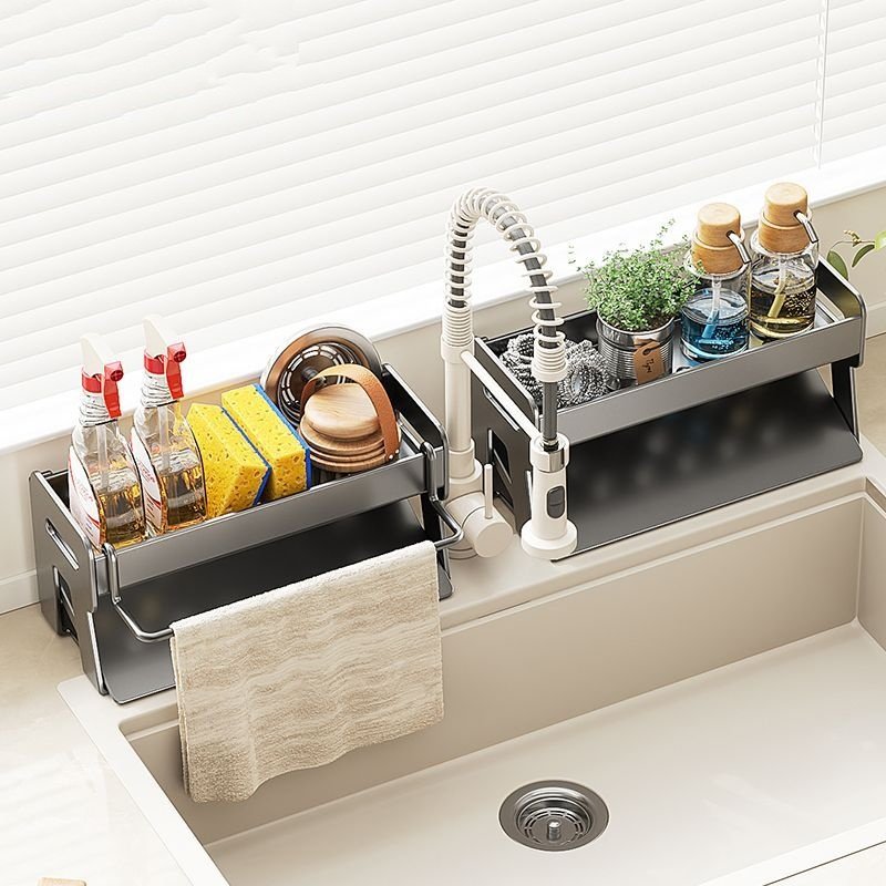 不锈钢海绵抹布沥水水槽厨房水龙头水池收纳洗碗置物简约沥水架,厨房/烹饪用具,厨房置物架/置物柜/角架,淘宝优惠券,粉丝福利购,淘宝优惠卷